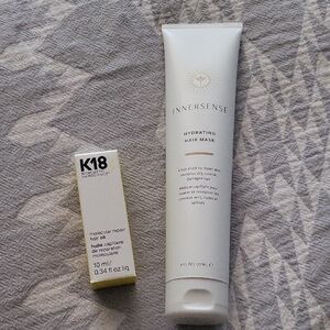 Innersense Hydrating Hair Mask and K18 Molecular Repair Hair Oil